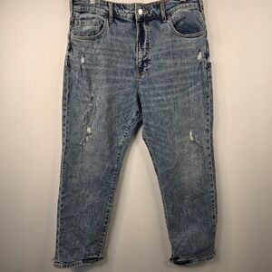Pilcro Letterpress Anthropologie‎ Women's Size 31 Distressed Denim Jeans Grunge